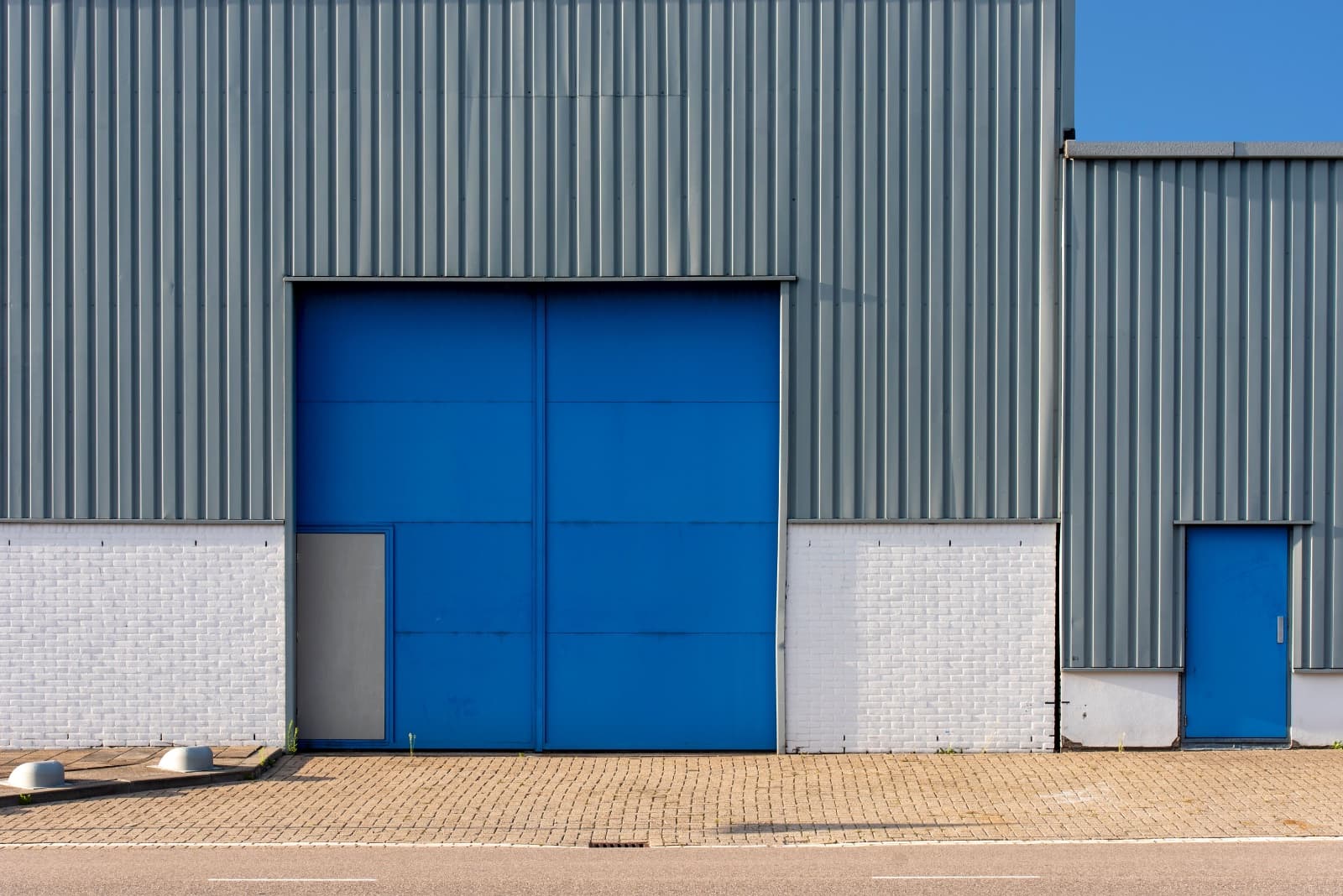 Industrial facade